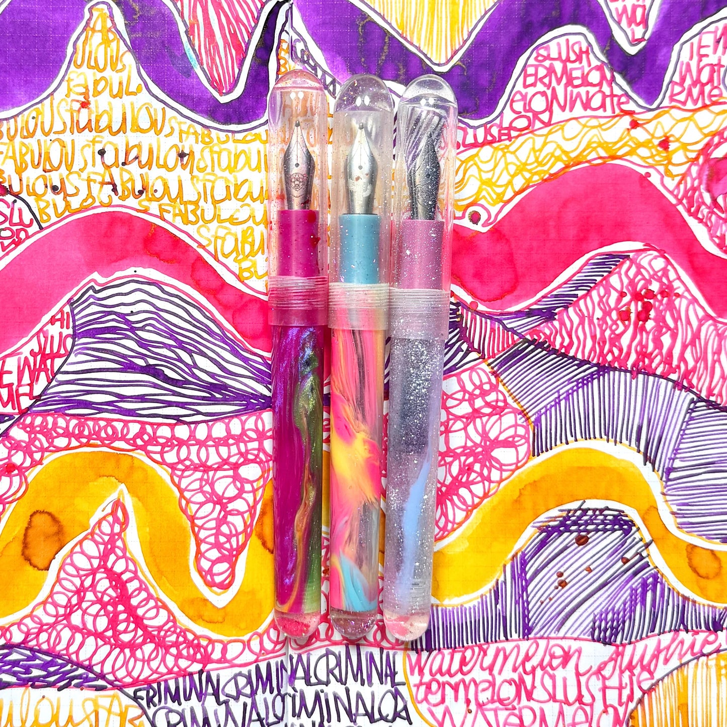 Epitome X Gourmet Pens Criminal Purple Ink