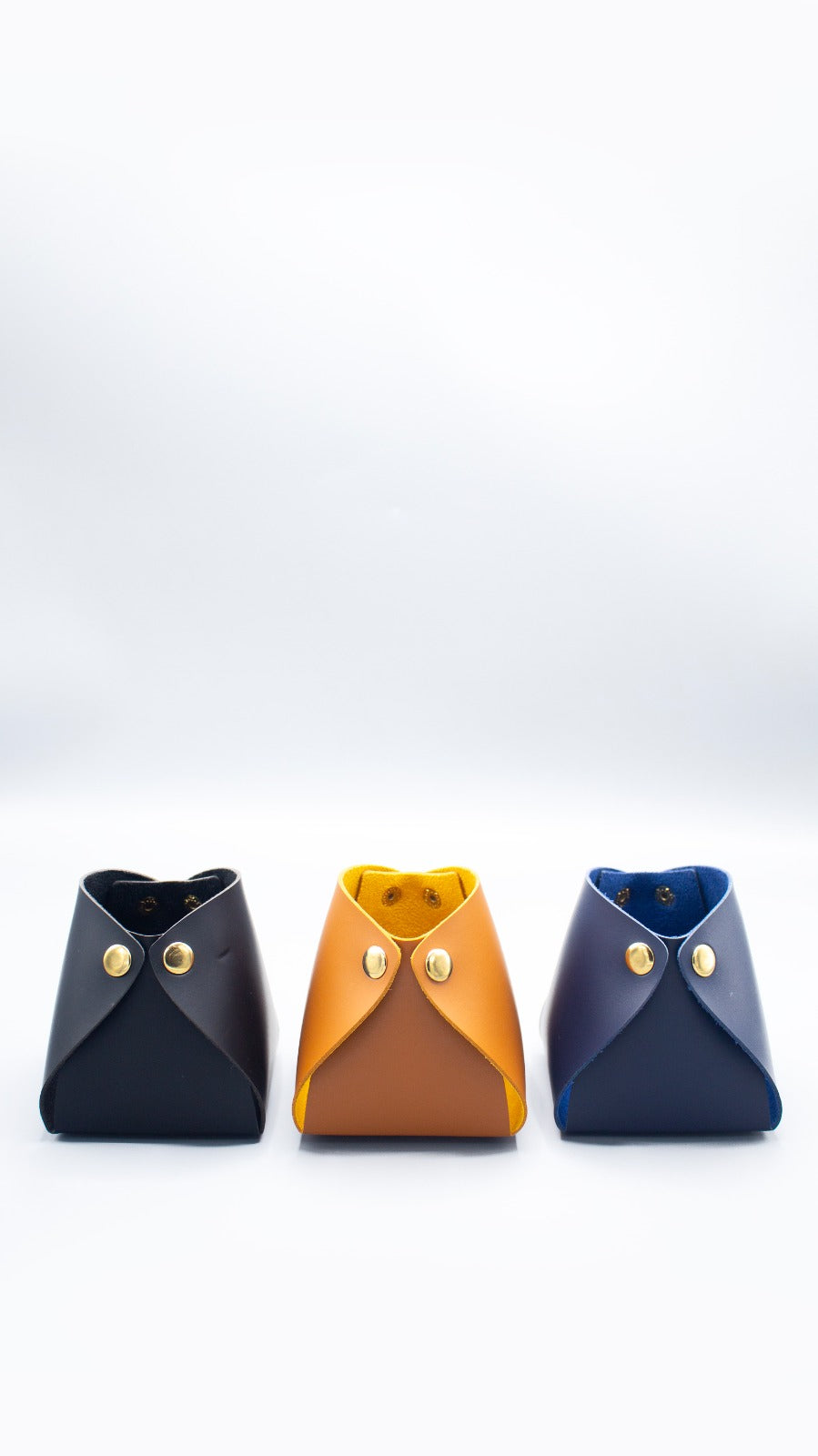 Epitome Foldable Leather Pen Stand